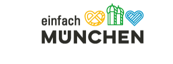 Logo der Stadt München mit Titel: einfach München